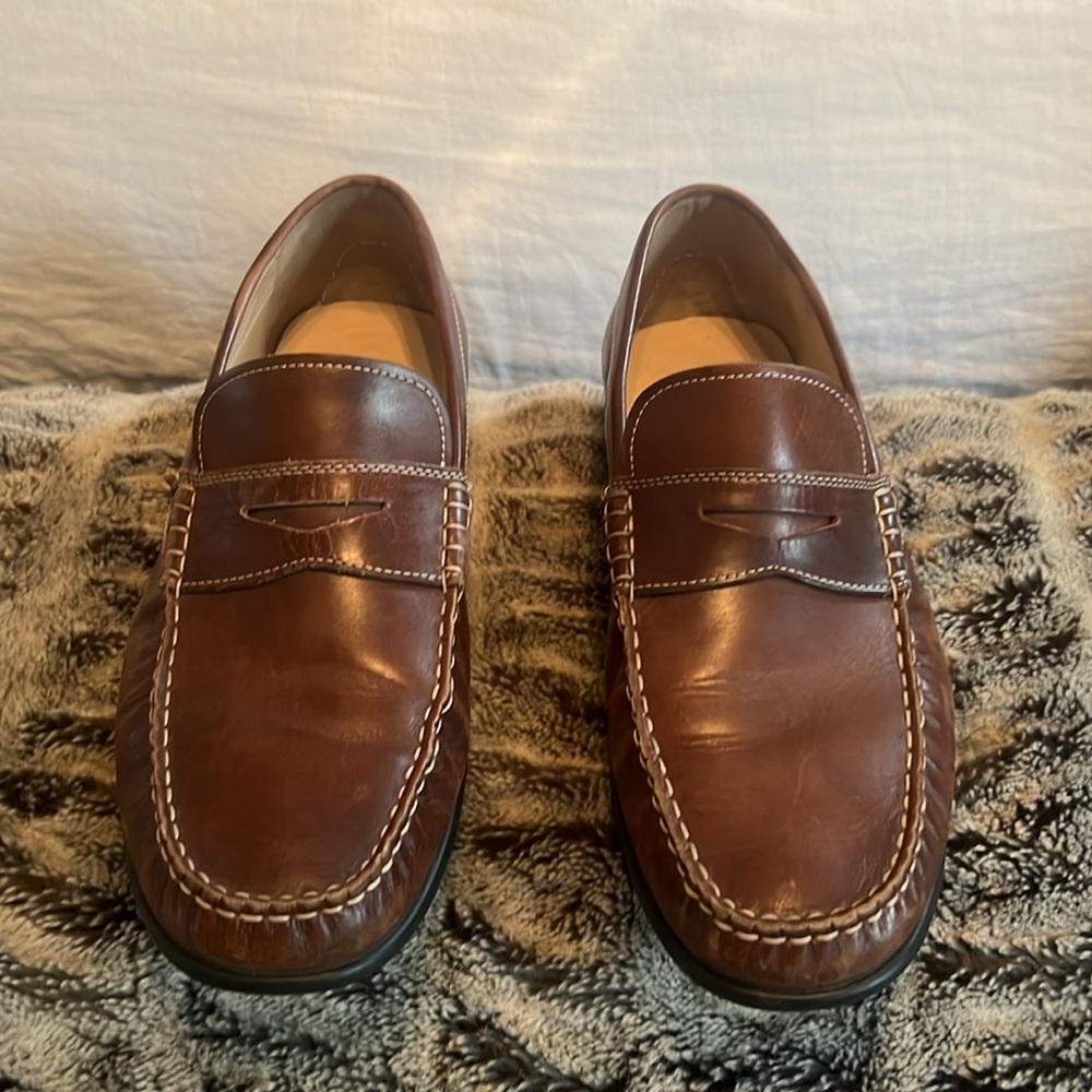 Men’s Ecco brown shoes. Size 47 extra width.